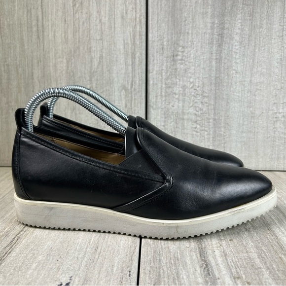 Everlane The Leather Street Shoe Pointed Slip On Black Sneaker Women's Size 7.5 - Picture 1 of 10